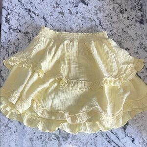 REVOLVE PEIXOTO Cotton Tiered Mini Skirt Size S